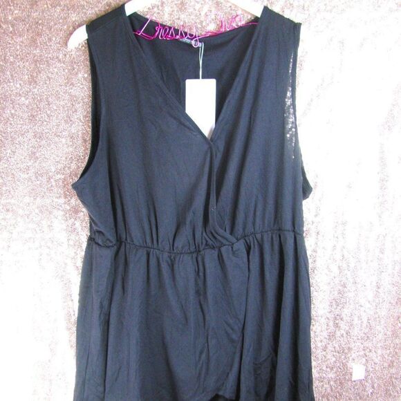 NWT BloomChic black wrap top 22/3X - Picture 4 of 10